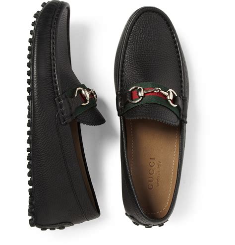 mens black gucci driving shoes|wide men's driving shoes.